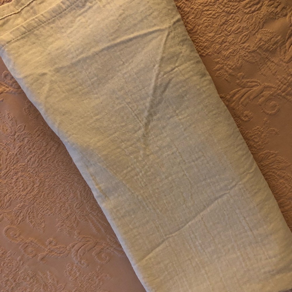 Beige Textured Shower Curtain